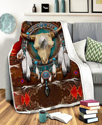 Native Buffalo Fleece Blanket