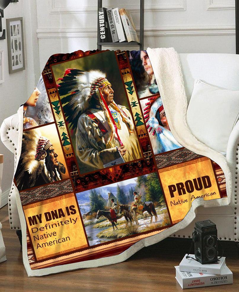Native Chief Fleece Blanket
