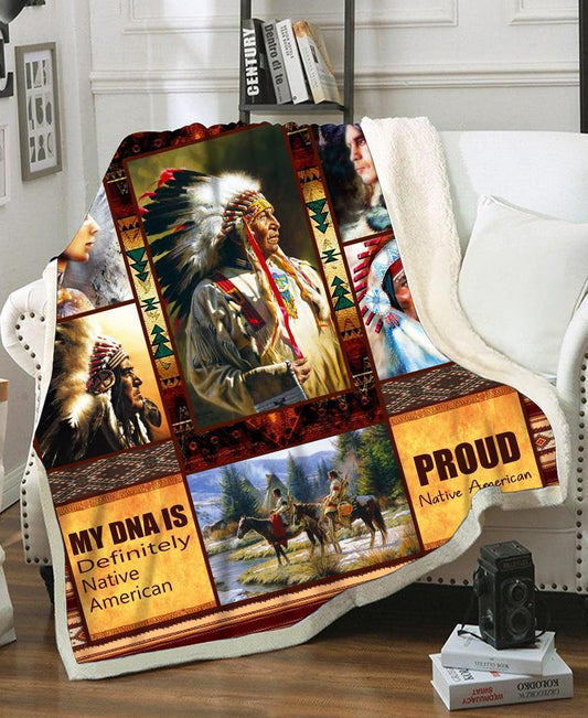 Native Chief Fleece Blanket