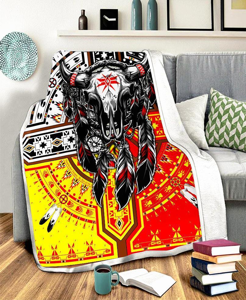 Buffalo Head Fleece Blanket