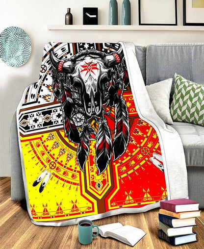 Buffalo Head Fleece Blanket