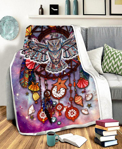 Owl Fleece Blanket