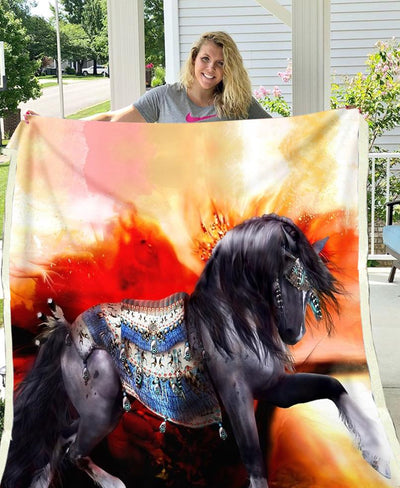 Horse Fleece Blanket