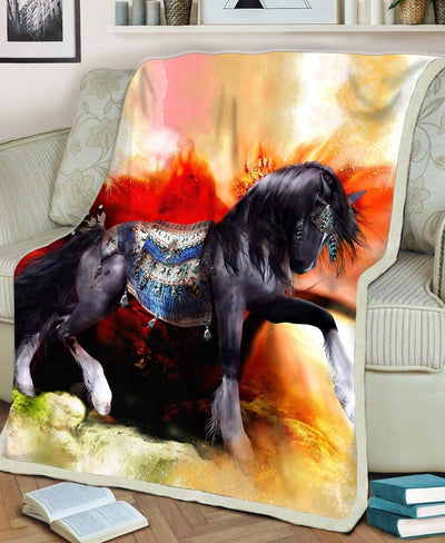 Horse Fleece Blanket