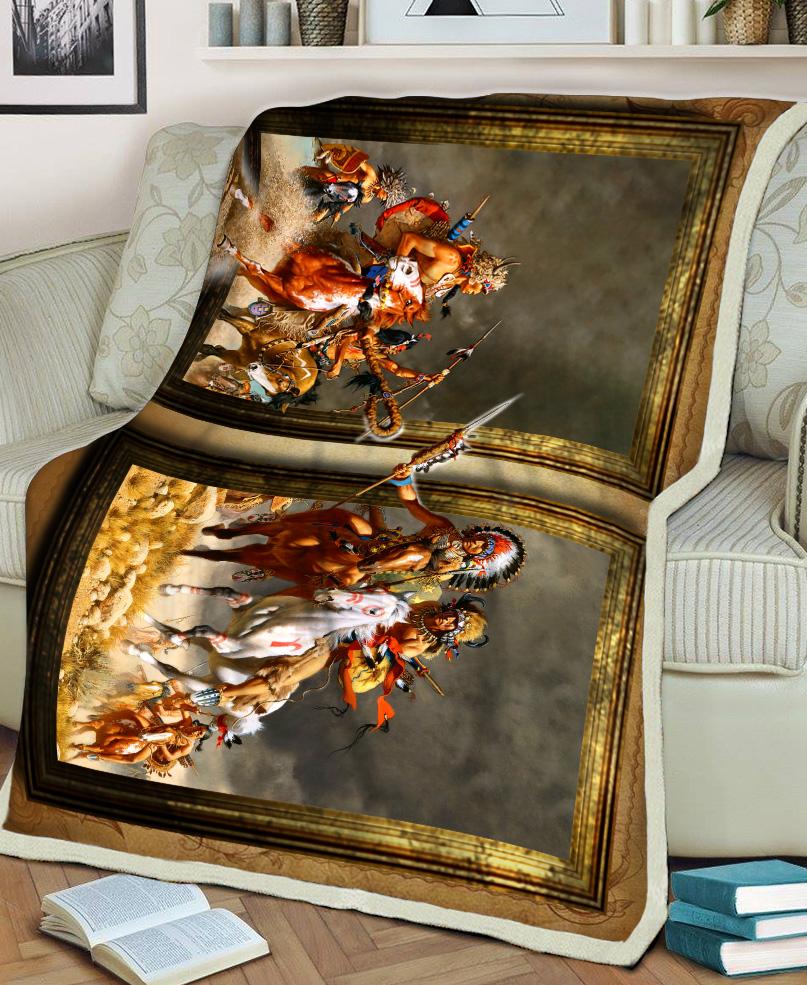 Wariors Fleece Blanket