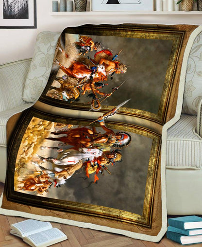 Wariors Fleece Blanket