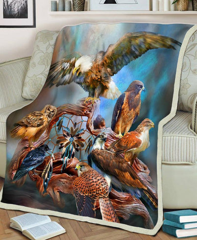 Spirit Birds Fleece Blanket