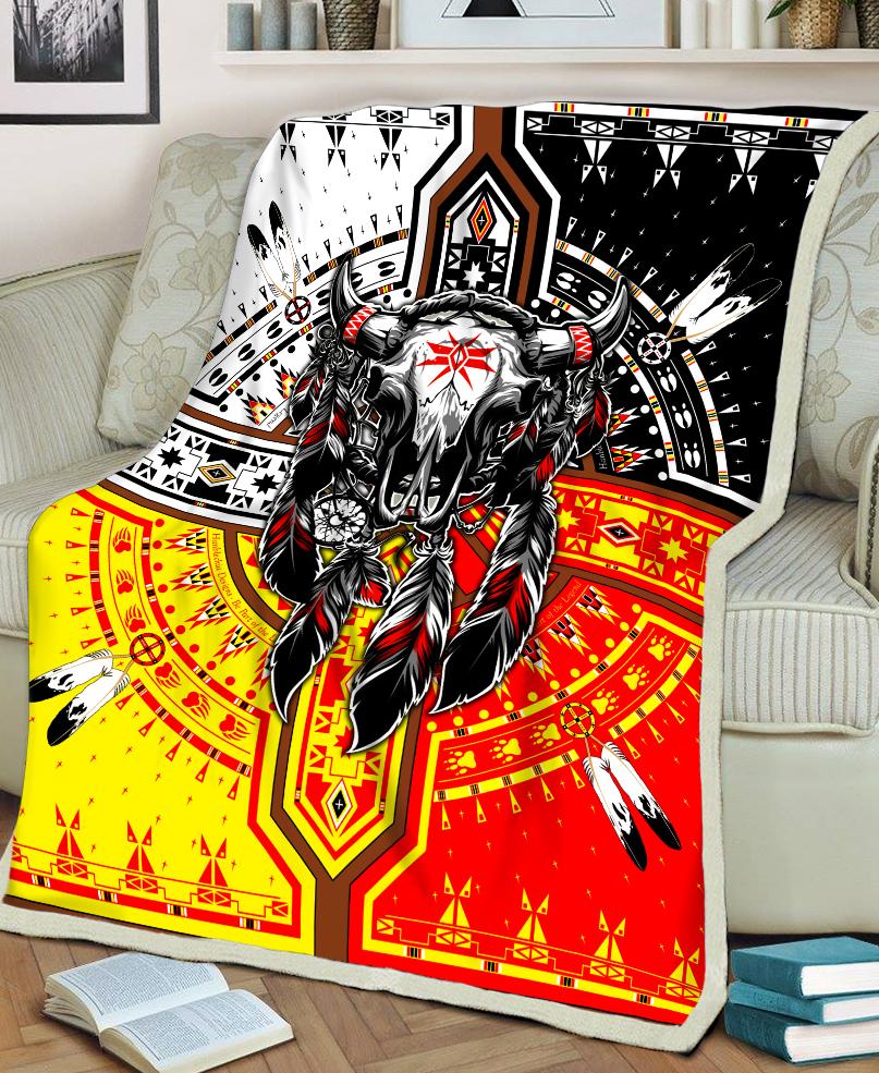 Buffalo Head Fleece Blanket