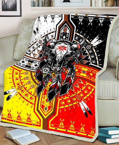 Buffalo Head Fleece Blanket