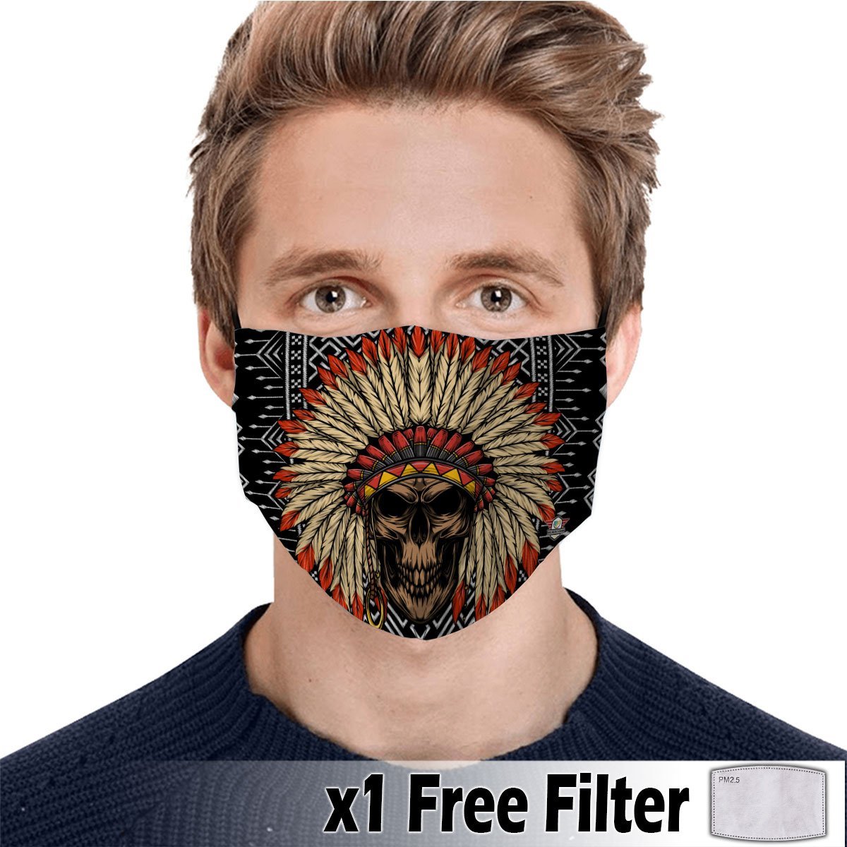 Native American Print Mask 14 NBD