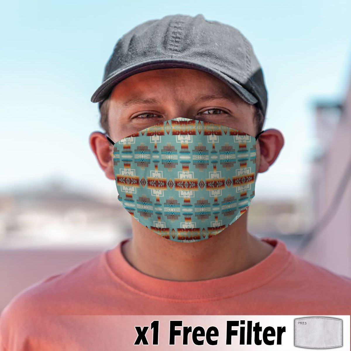 Native American Print Mask 28 NBD