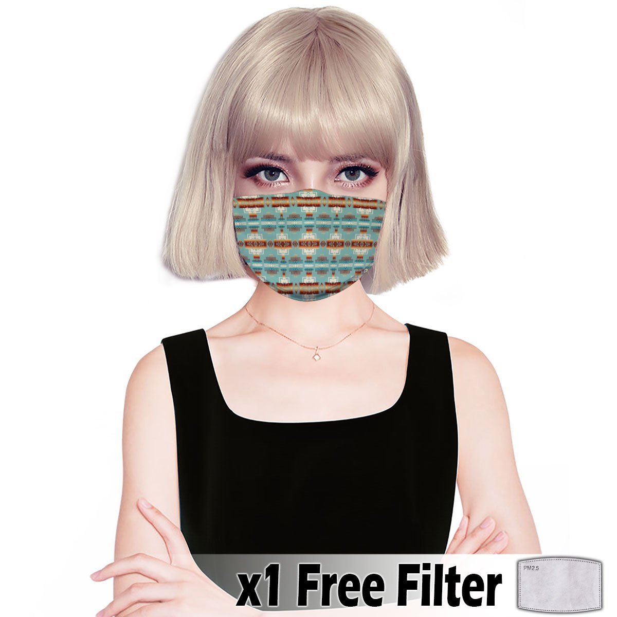 Native American Print Mask 28 NBD