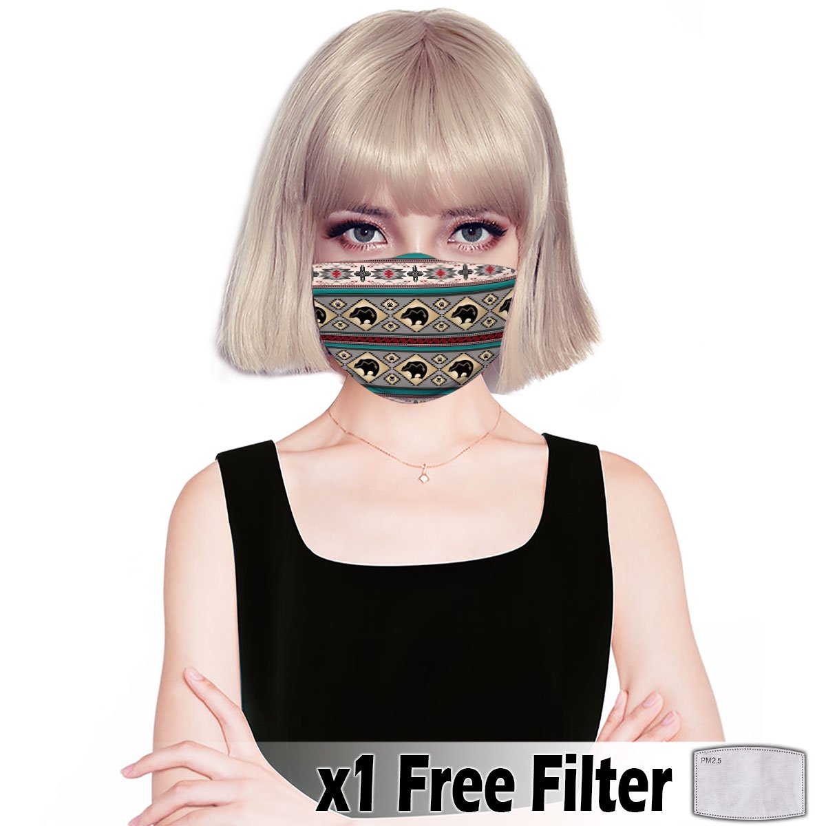 Native American Print Mask 34 NBD