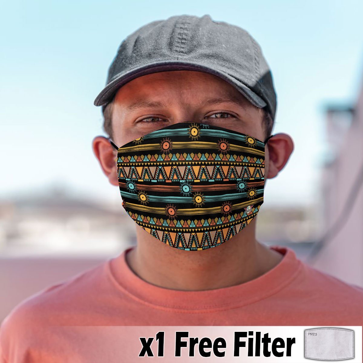 Native American Print Mask 38 NBD