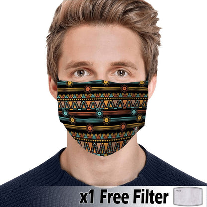 Native American Print Mask 38 NBD