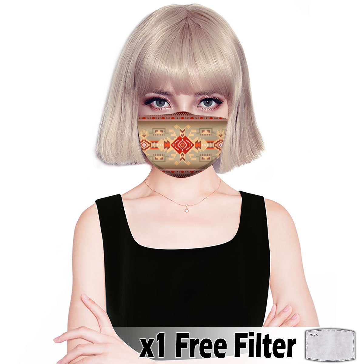 Native American Print Mask 43 NBD