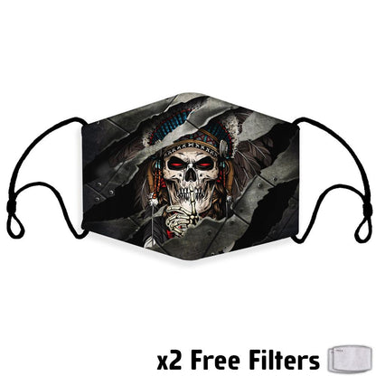 Native Indian Chief Skull Mask NBD