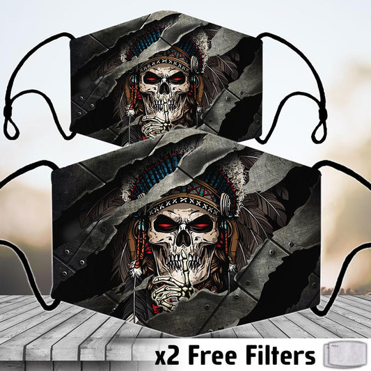 Native Indian Chief Skull Mask NBD