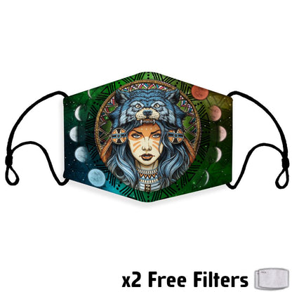 Native American Girl Mask NBD