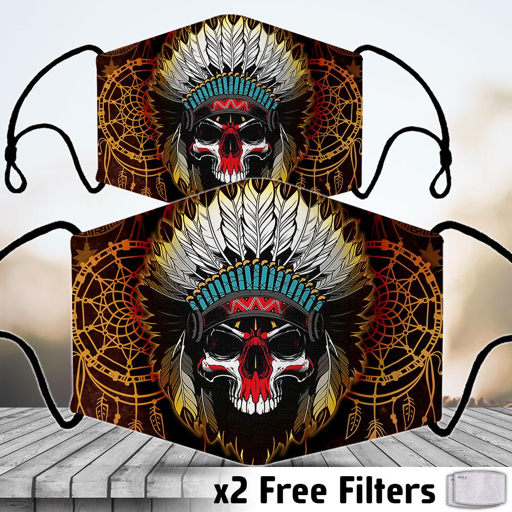 Chieftain Mask Native Indian Chief Skull Mask NBD – Native Heritage Store