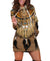 Native Patterns Feathers Hoodie Dress