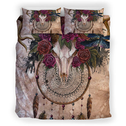 Buffalo Skull Bedding Set