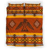 Orange Native Pattern Bedding Set