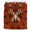 Orange Brown Native Bedding Set