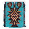 Blue Background Native Bedding Set