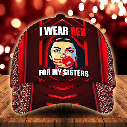 Native American I Wear Red - Cap