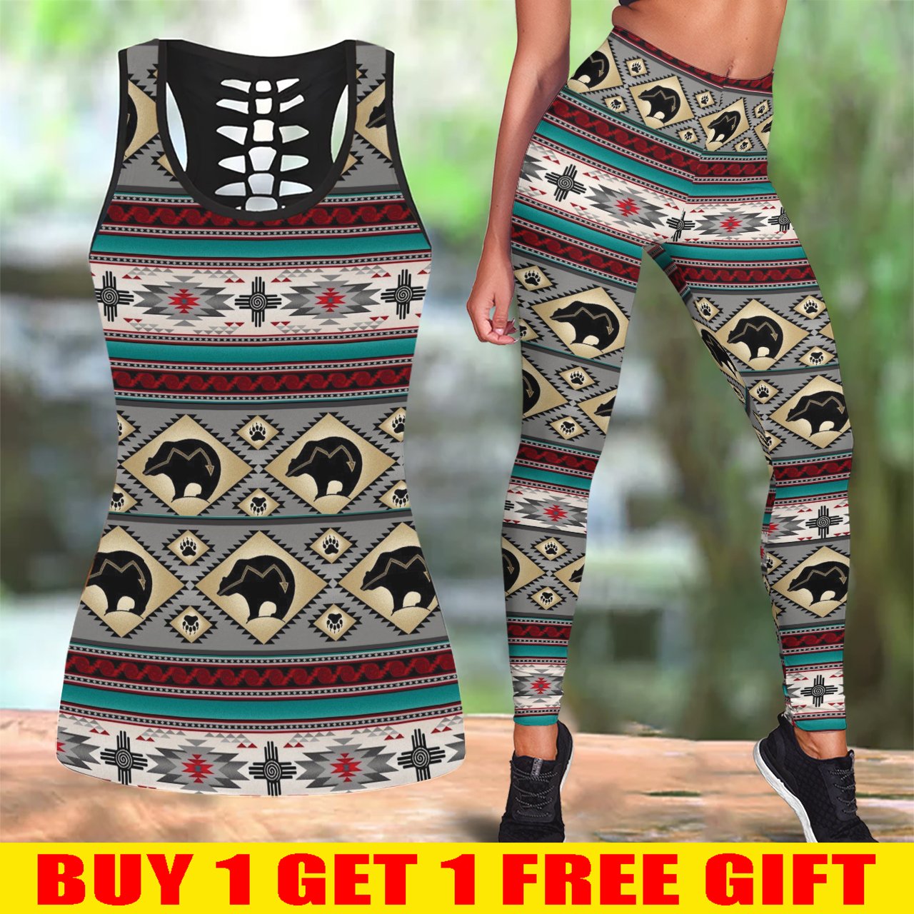 Native American Tank Top & Legging Set 02 WCS