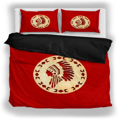 Red Native Bedding Set