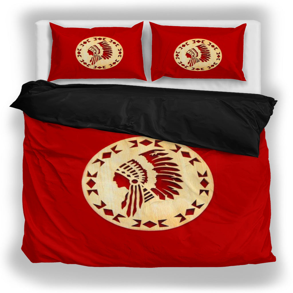 Red Native Bedding Set