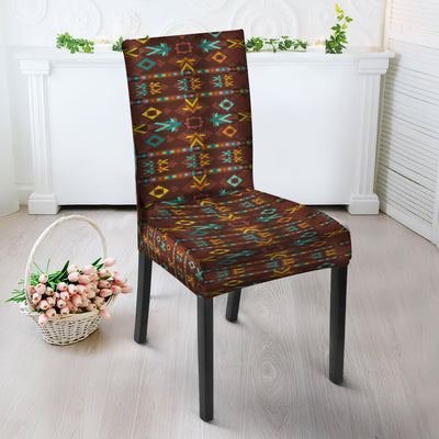 Brown Pattern Design Native American Tablecloth - Chair cover NBD