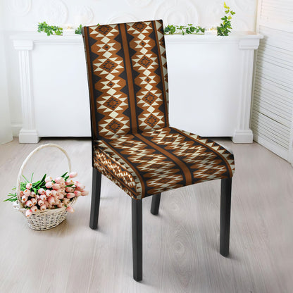 Brown Pattern Culture Design Native American Tablecloth - Chair cover NBD