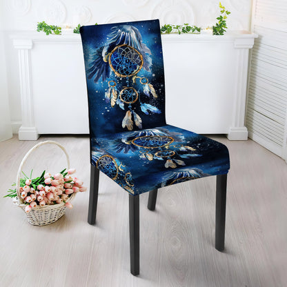 Blue Dreamcatcher Pattern  Design Native American Tablecloth - Chair cover NBD