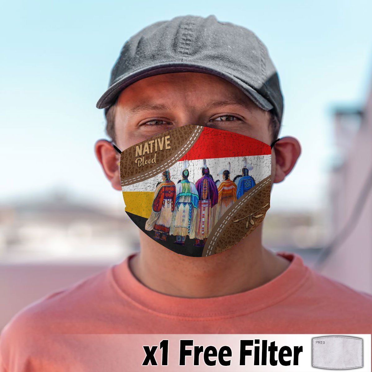 Native American Print Mask NBD