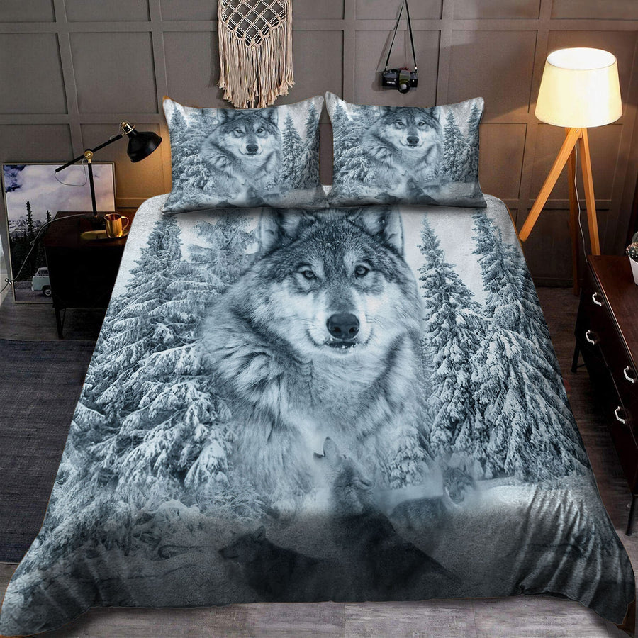 White Wolf Native American Bedding Set