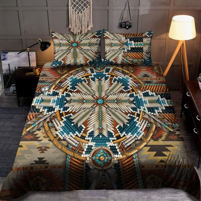 Bright Motifs Native American Bedding Set