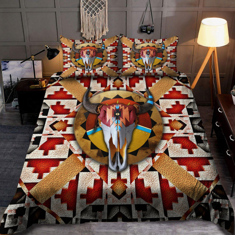 Buffalo Floating Color Motifs Bedding Set