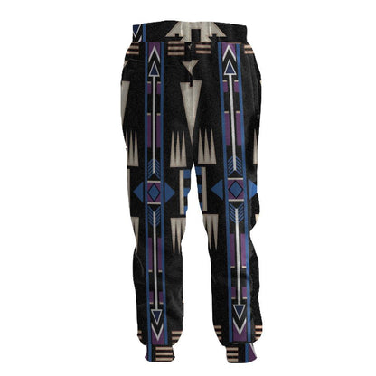 Blue Pattern Native Sweatpants NBD