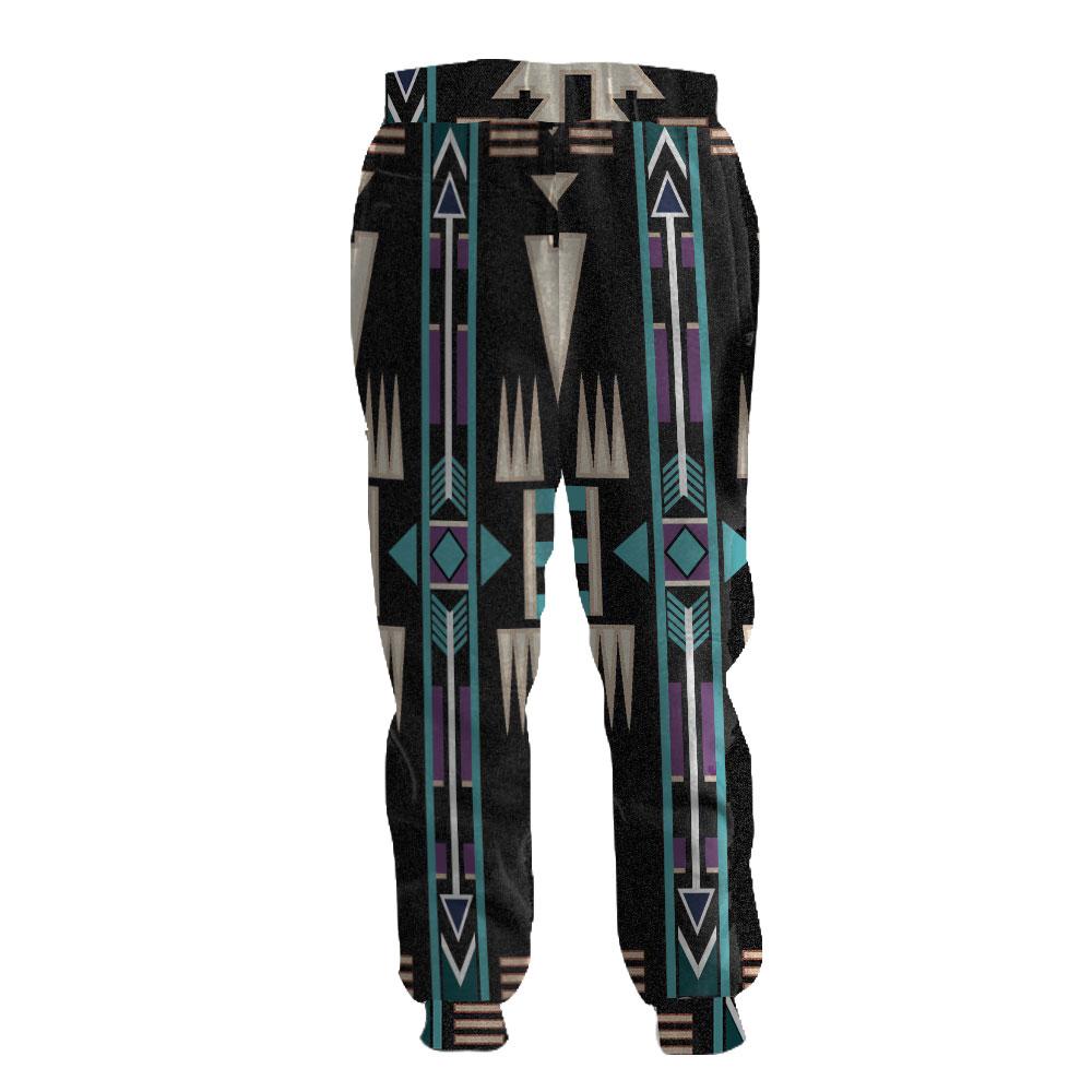 Teal Pattern Native Sweatpants NBD