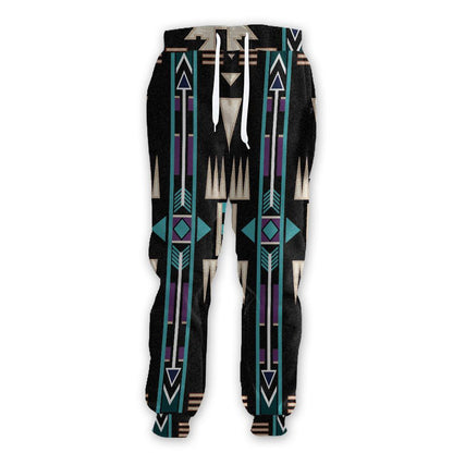 Teal Pattern Native Sweatpants NBD