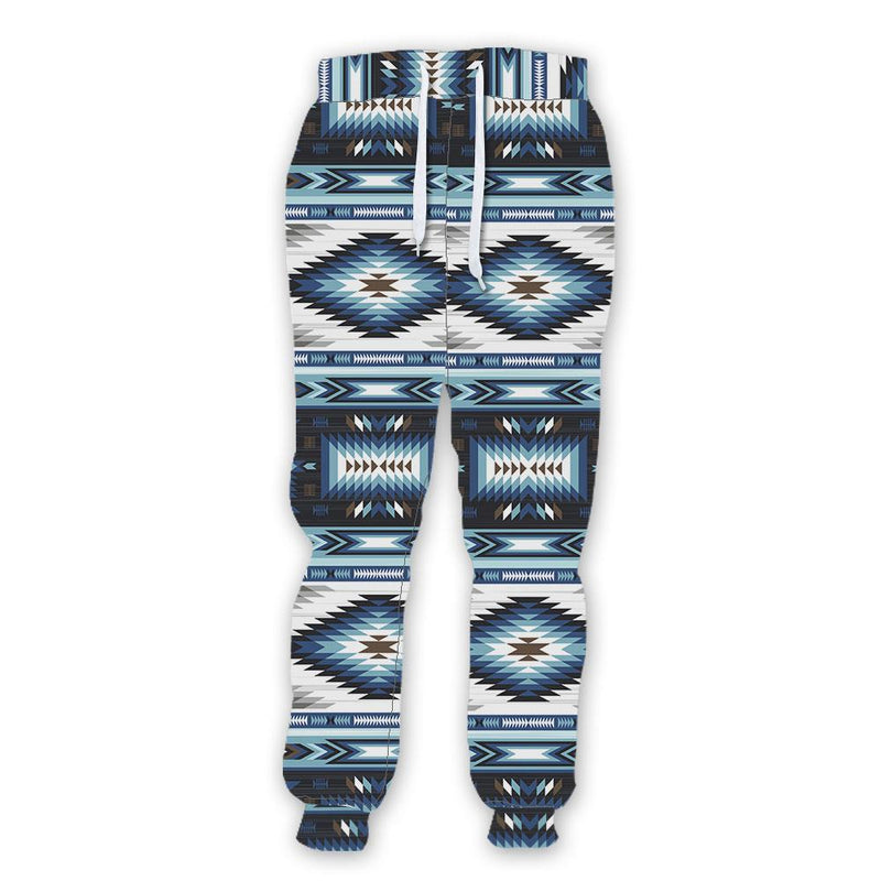 Blue Patterns Sweatpants NBD