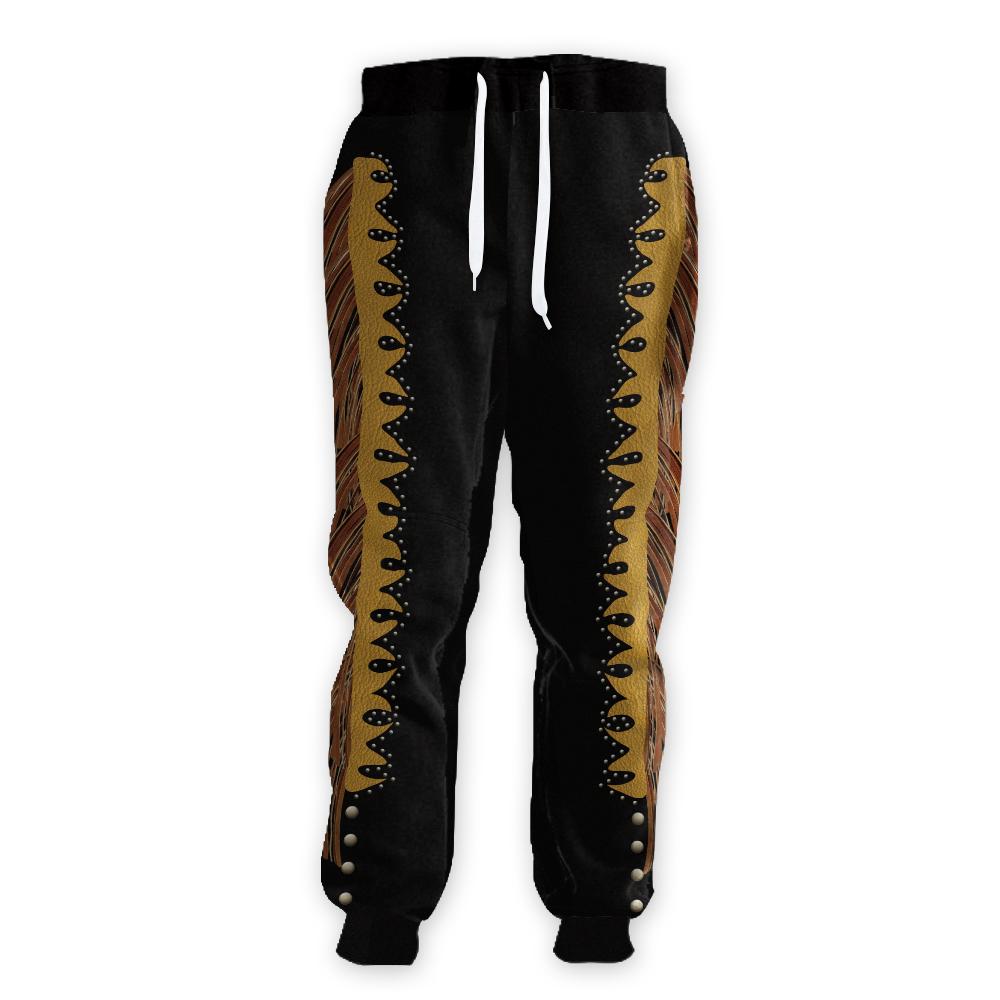Black Pattern Native Sweatpants NBD