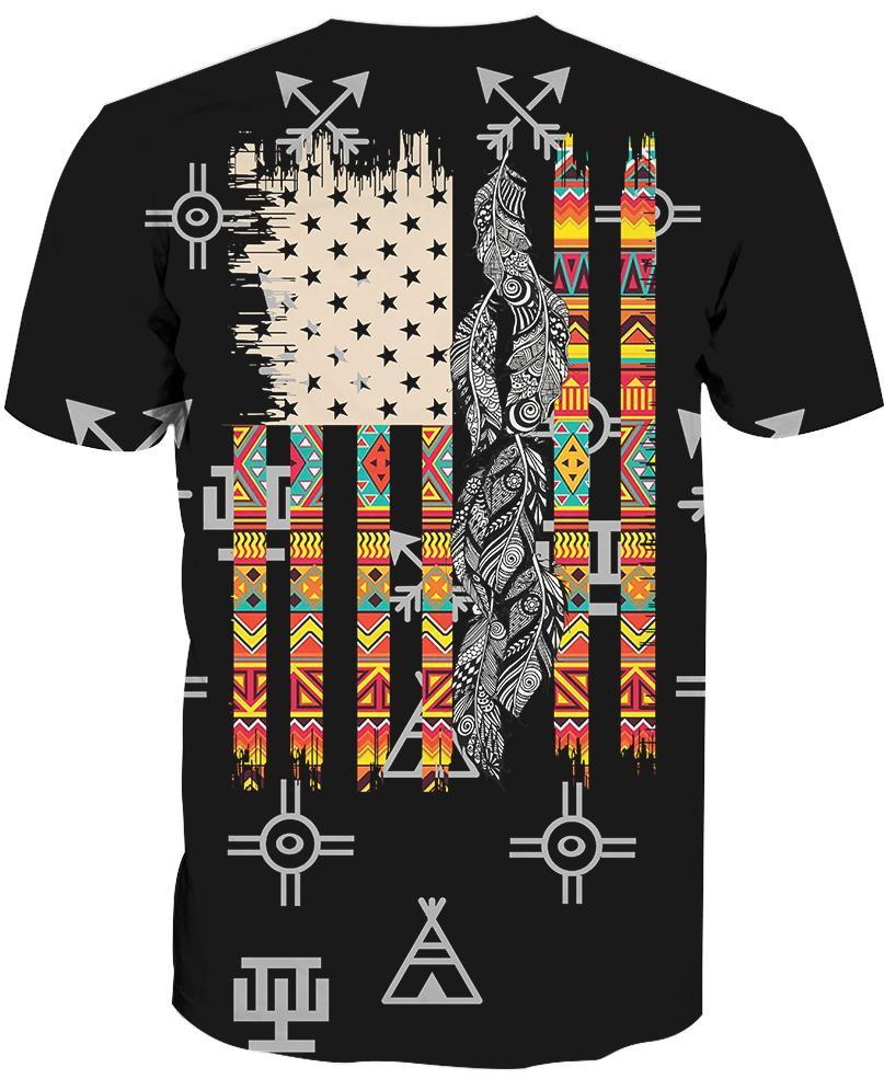 Native Flag 3D Hoodie - Native American Pride Shop