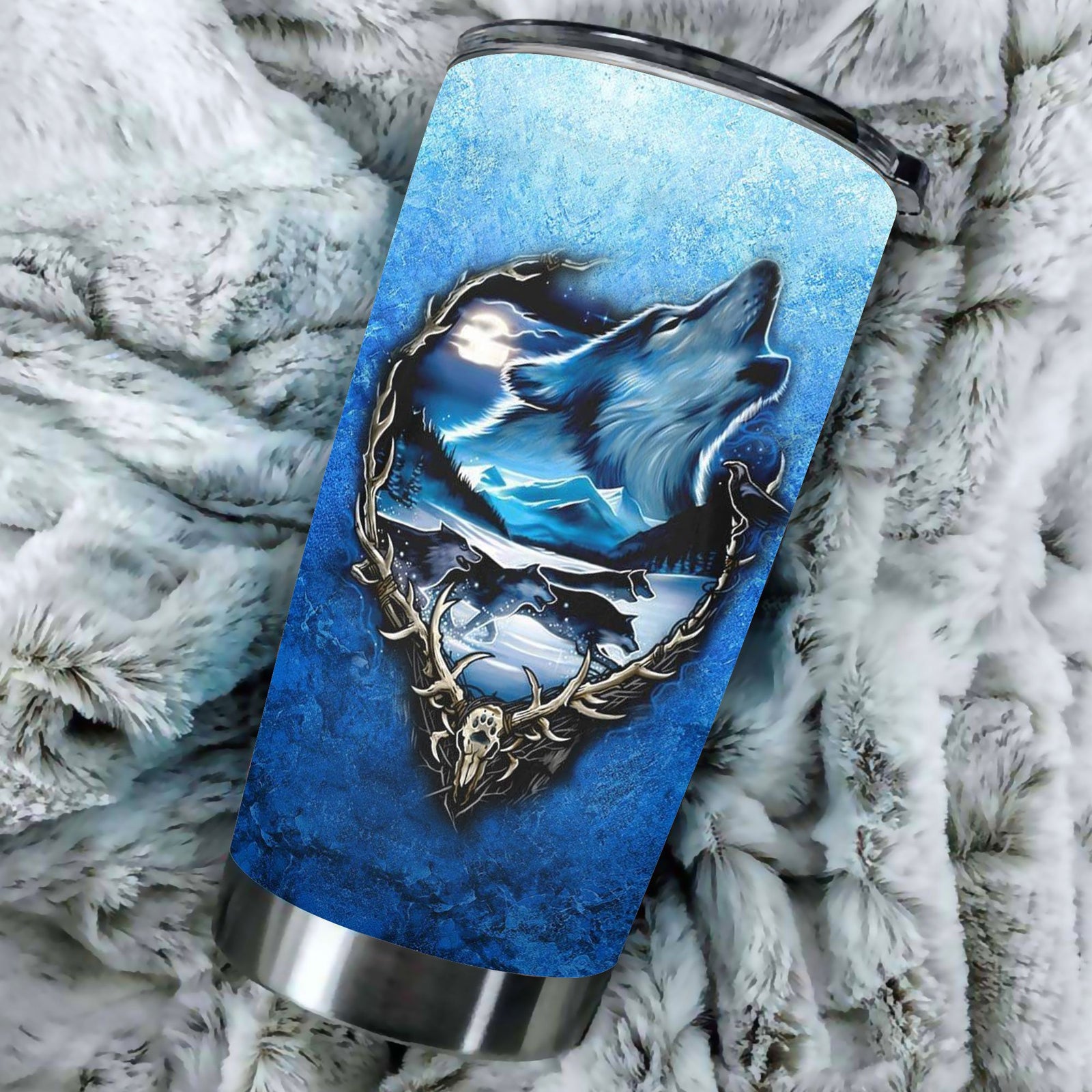 Skull Wolf Tumbler NBD