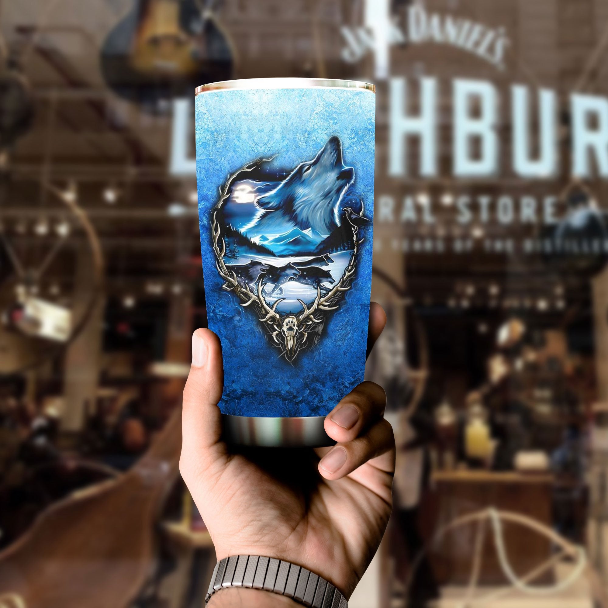 Skull Wolf Tumbler NBD