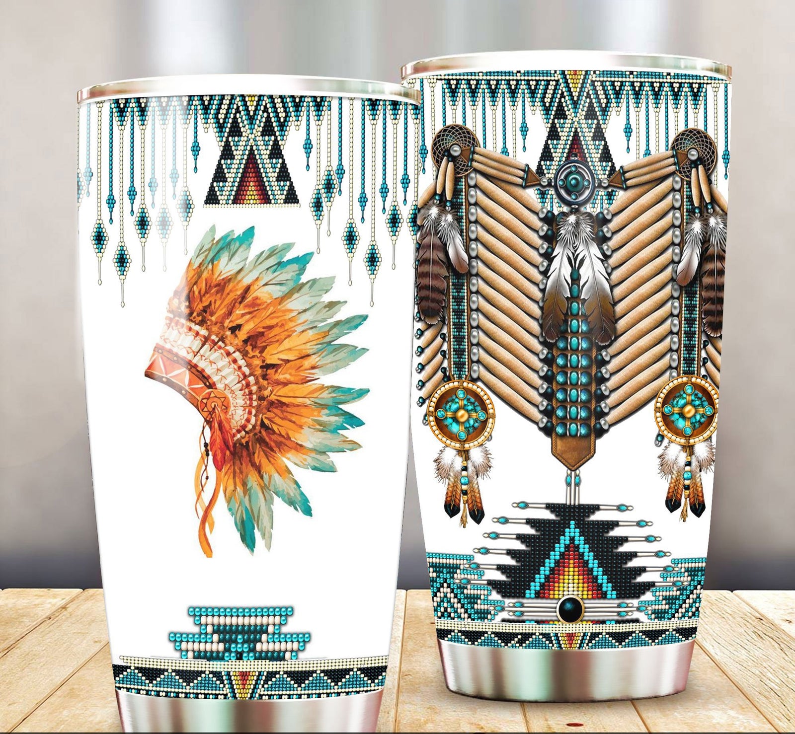 Native Headdress Tumbler NBD