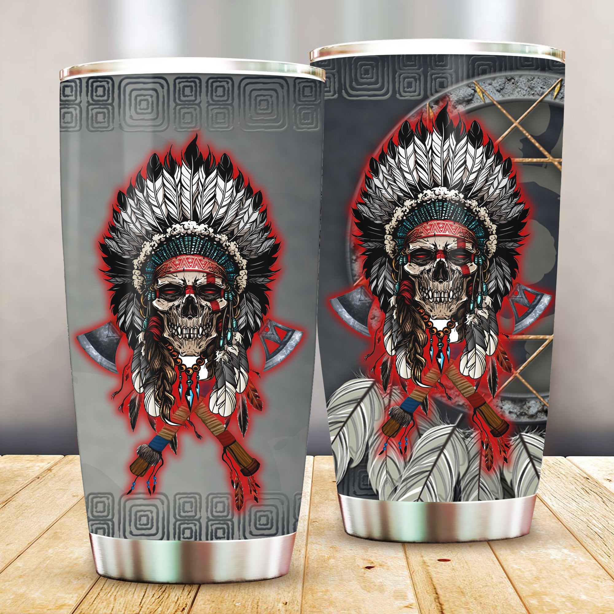 Black Skull Tumbler NBD